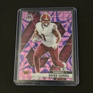 Deebo Samuel Commanders Pink Mosaic Card